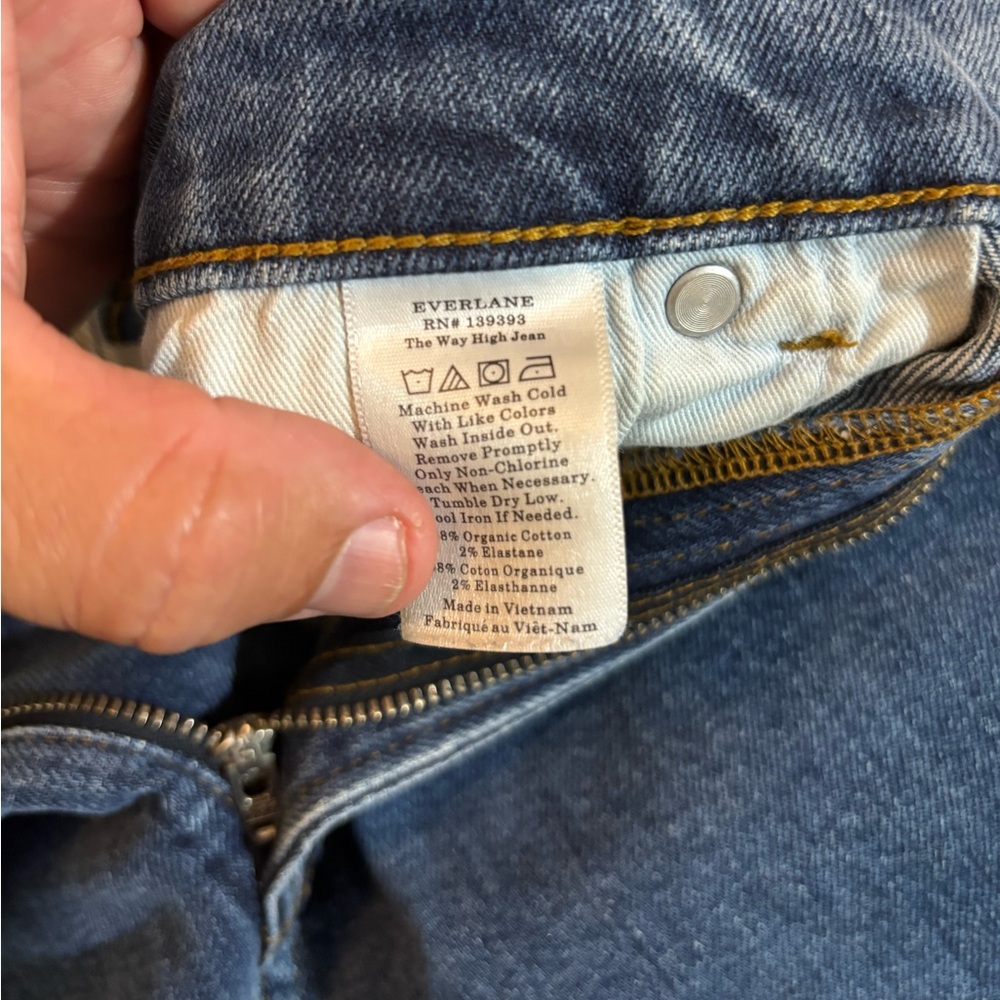 Everlane Blue Organic Cotton Jeans - Picture 5 of 6